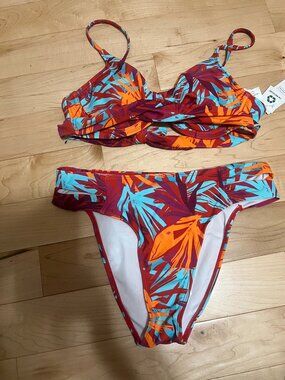 Cupshe Live Life on the Beach 2 piece Bikini size L